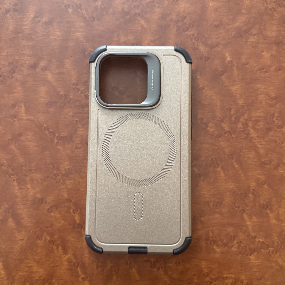 Iphone 16 Pro Military Grade Shock Absorption Magsafe Case /Camera Guard & Stand